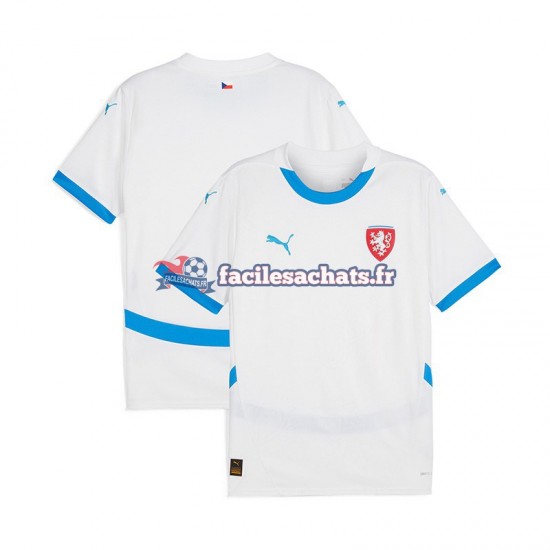 Maillot Tchéquie Euro 2024 Extérieur Homme MC