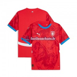 Maillot Tchéquie Euro 2024 Rouge Domicile Homme MC Maillot Tchéquie Euro 2024 Rouge Domicile Homme MC
