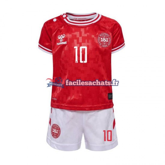 Maillot Danemark Eriksen 10 Euro 2024 Domicile Enfant MC