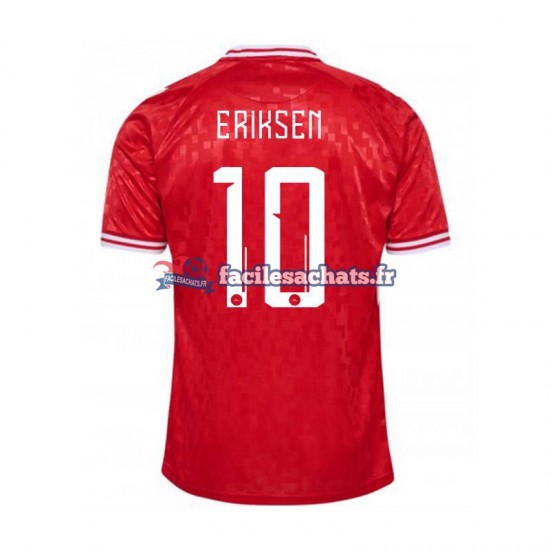 Maillot Danemark Eriksen 10 Euro 2024 Domicile Homme MC