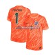 Maillot Angleterre Pickford 1 Euro 2024 Gardien Orange Domicile Homme MC