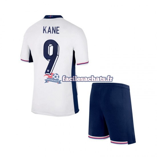 Maillot Angleterre Harry Kane 9 Euro 2024 Domicile Enfant MC