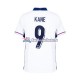 Maillot Angleterre Harry Kane 9 Euro 2024 Blanc Domicile Homme MC