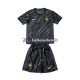 Maillot France Euro 2024 Gardien Noir Extérieur Enfant MC