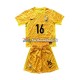 Maillot France Mike Maignan 16 Euro 2024 Gardien Jaune Domicile Enfant MC