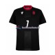 Maillot Georgia Kvaratskhelia 7 Euro 2024 Noir Extérieur Homme MC