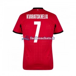 Maillot Georgia Kvaratskhelia 7 Euro 2024 3ème Homme MC