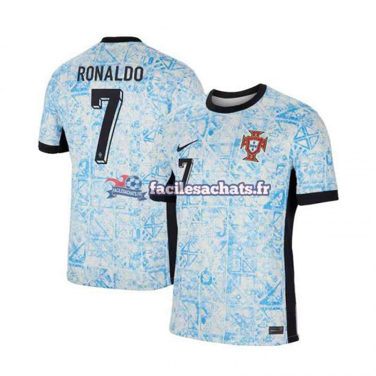 Maillot Portugal Cristiano Ronaldo 7 Euro 2024 Extérieur Homme MC