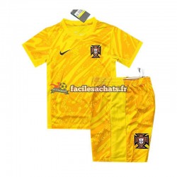 Maillot Portugal Euro 2024 Gardien Jaune Domicile Enfant MC