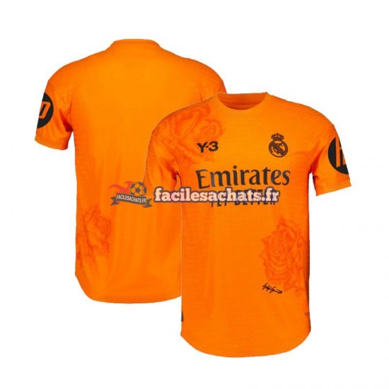 Maillot Real Madrid Y3 2023-2024 Gardien Orange 3ème Homme MC