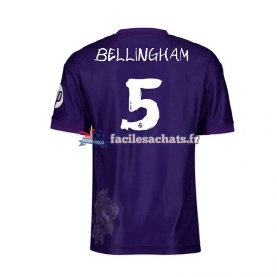 Maillot Real Madrid Jude Bellingham 5 Y-3 2023-2024 Violet 4ème Homme MC