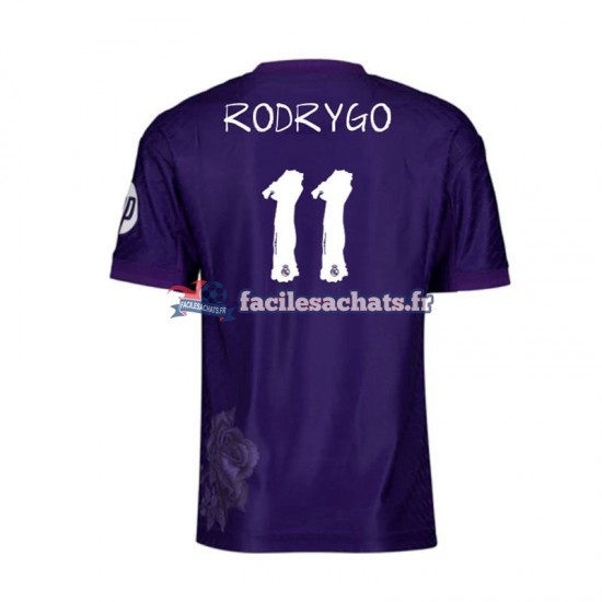 Maillot Real Madrid RODRYGO 11 Y-3 2023-2024 Violet 4ème Homme MC