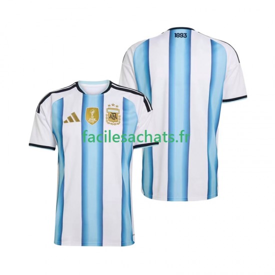 Maillot Argentine Domicile Coupe du Monde 2026 Homme MC