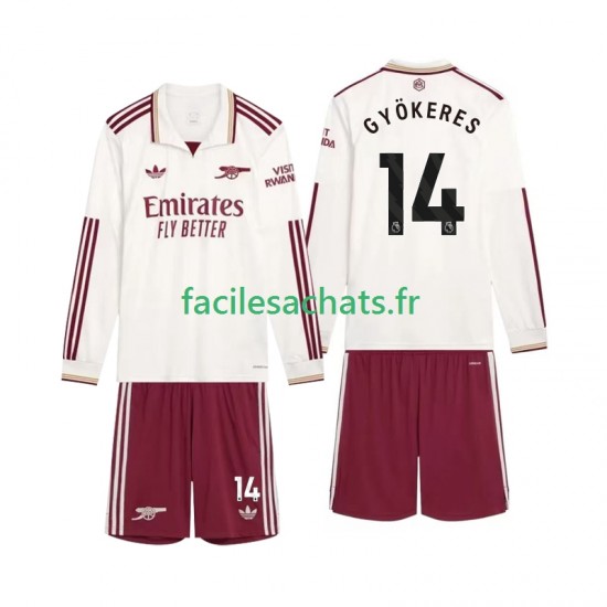 Maillot Arsenal Gyokeres 14 2025-2026 3ème Enfant ML