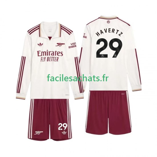 Maillot Arsenal Havertz 29 2025-2026 3ème Enfant ML