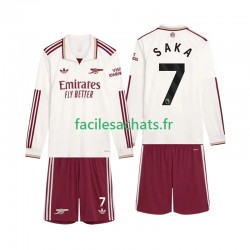 Maillot Arsenal Saka 7 2025-2026 3ème Enfant ML