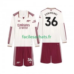 Maillot Arsenal Zubimendi 36 2025-2026 3ème Enfant ML