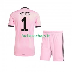 Maillot Bayern Munich Manuel Neuer 1 UCL 2025-2026 Gardien 3ème Enfant MC