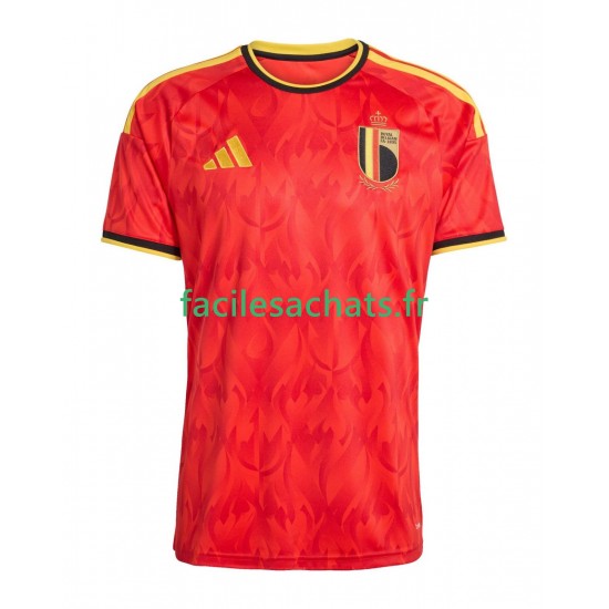 Maillot Belgique Domicile Coupe du Monde 2026 Homme MC