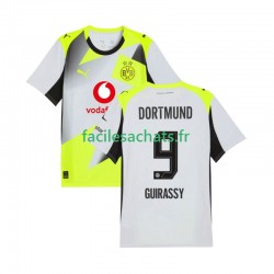 Maillot Borussia Dortmund Serhou Guirassy 9 2025-2026 Extérieur Homme MC
