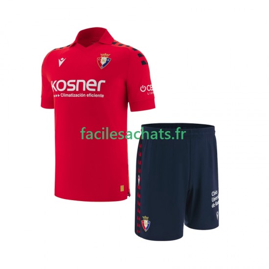 Maillot CA Osasuna 2025-2026 Domicile Enfant MC