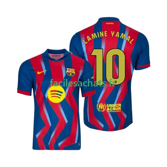 Maillot FC Barcelone Lamine Yamal 10 2025-2026 4ème Homme MC