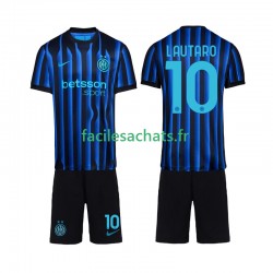 Maillot Inter Milan Lautaro Martinez 10 2025-2026 Domicile Enfant MC