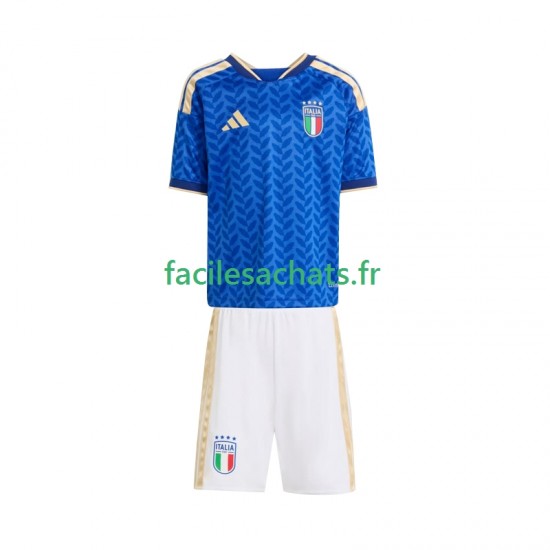 Maillot Italie Domicile Coupe du Monde 2026 Enfant MC