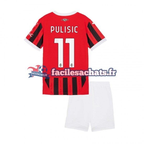 Maillot AC Milan Christian Pulisic 11 2024-2025 Domicile Enfant MC