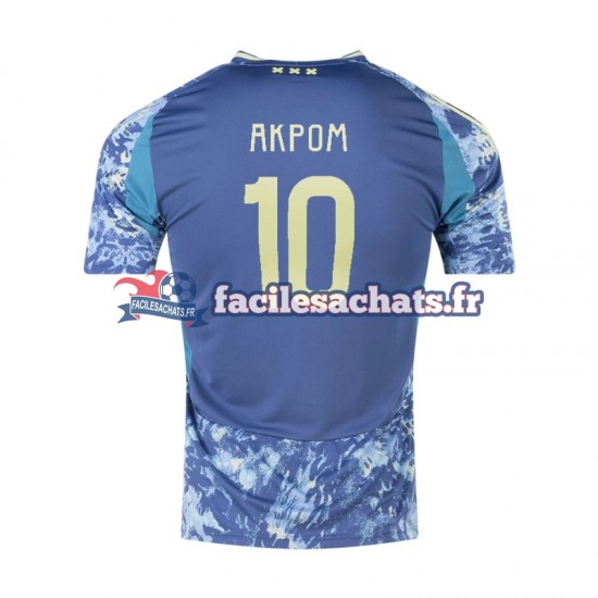 Maillot Ajax Amsterdam Chuba Akpom 10 2024-2025 Extérieur Homme MC