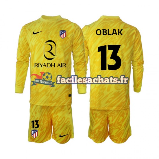 Maillot Atlético Madrid Jan Oblak 13 2024-2025 Gardien 3ème Enfant ML