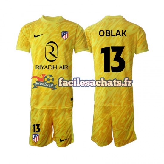 Maillot Atlético Madrid Jan Oblak 13 2024-2025 Gardien 3ème Enfant MC