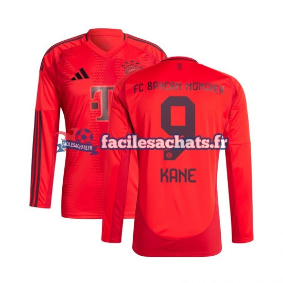 Maillot Bayern Munich Kane 9 2024-2025 Rouge Domicile Homme ML