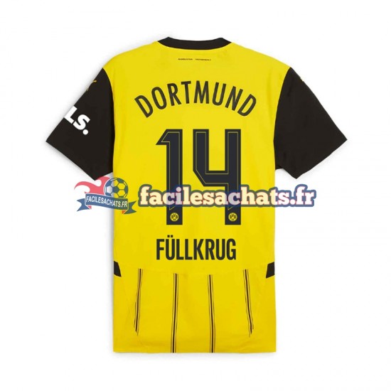 Maillot Borussia Dortmund Niclas Fullkrug 14 2024-2025 Domicile Homme MC