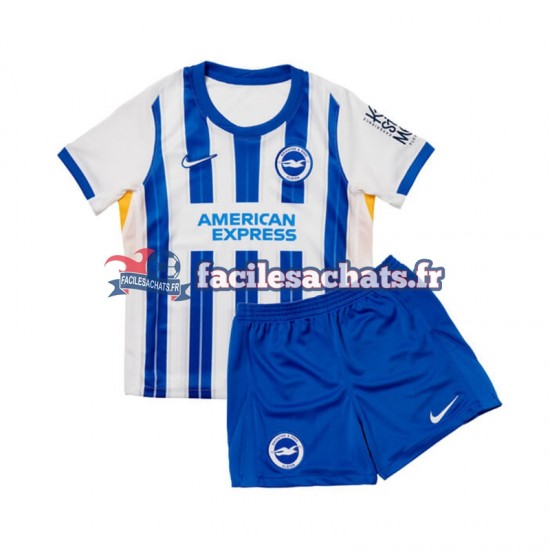 Maillot Brighton Hove Albion 2024-2025 Domicile Enfant MC