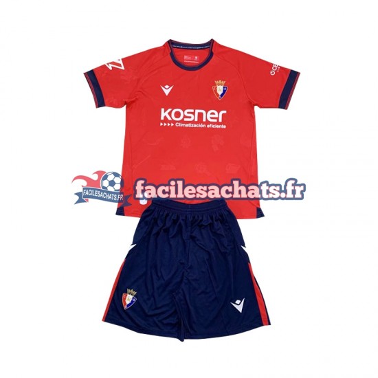 Maillot CA Osasuna 2024-2025 Domicile Enfant MC