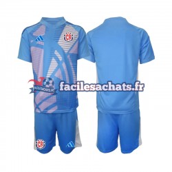 Maillot Costa Rica 2024 Gardien Bleu Domicile Enfant MC