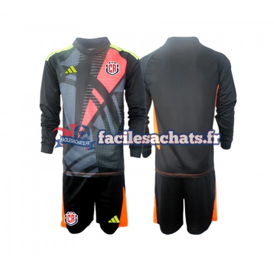 Maillot Costa Rica 2024 Gardien Noir 3ème Enfant ML