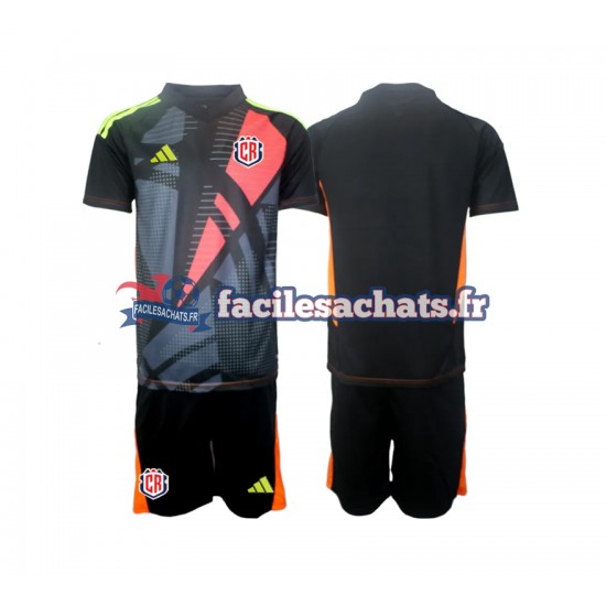 Maillot Costa Rica 2024 Gardien Noir 3ème Enfant MC