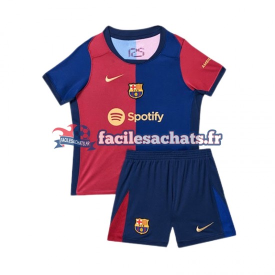 Maillot FC Barcelone 2024-2025 Domicile Enfant MC