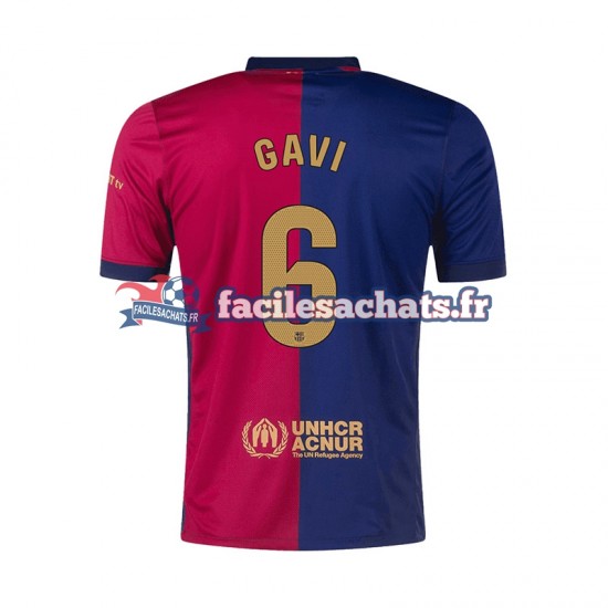 Maillot FC Barcelone GAVI 6 2024-2025 Domicile Homme MC