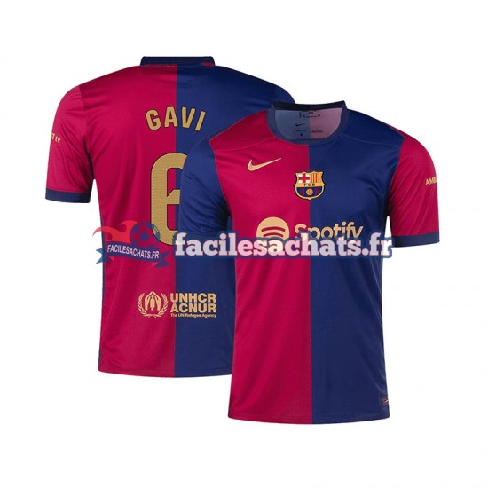 Maillot FC Barcelone GAVI 6 2024-2025 Domicile Homme MC