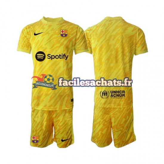 Maillot FC Barcelone 2024-2025 Gardien Extérieur Enfant MC