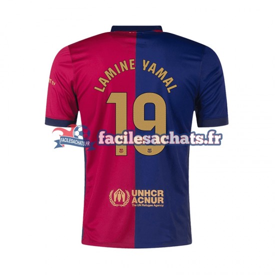 Maillot FC Barcelone Lamine Yamal 19 2024-2025 Domicile Homme MC