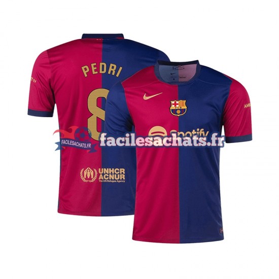 Maillot FC Barcelone PEDRI 8 2024-2025 Domicile Homme MC