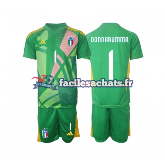 Maillot Italie Donnarumma 1 Euro 2024 Gardien Extérieur Enfant MC