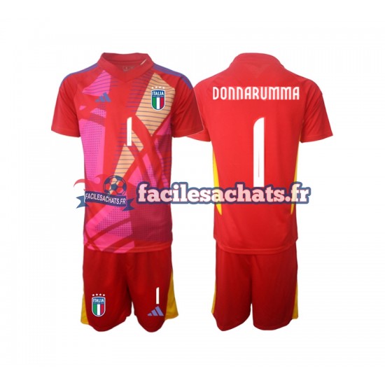 Maillot Italie Donnarumma 1 Euro 2024 Gardien 3ème Enfant MC