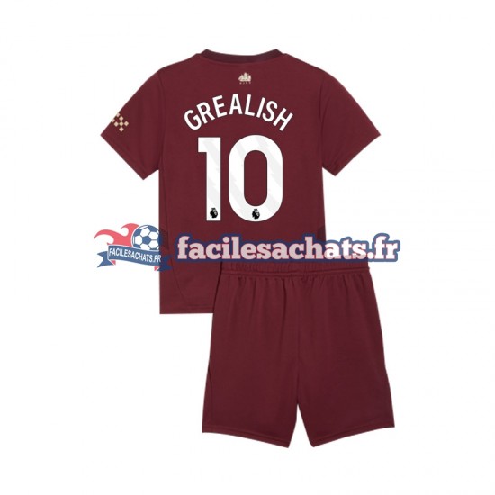 Maillot Manchester City Jack Grealish 10 2024-2025 3ème Enfant MC