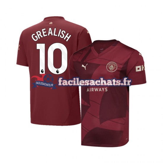 Maillot Manchester City Jack Grealish 10 2024-2025 3ème Homme MC