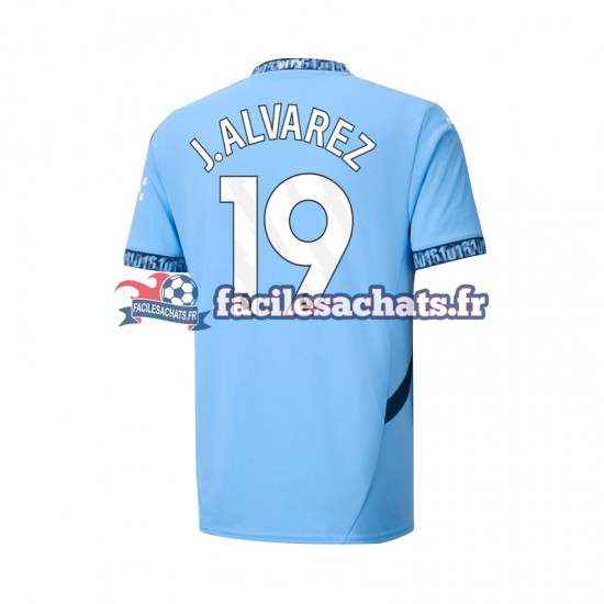 Maillot Manchester City Julian Alvarez 19 2024-2025 Domicile Homme MC